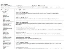 Tablet Screenshot of classifieds.latimes.com